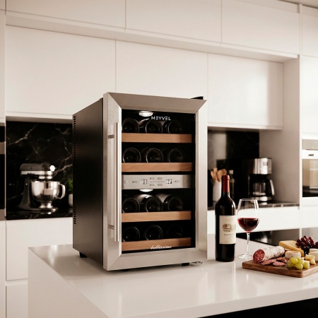 Термоэлектрический винный шкаф Meyvel MV12-SF2 двухзонный